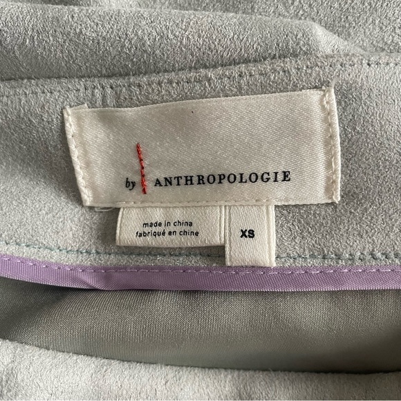 Anthropology gray and multi color block skirt with side zipper 30852 - Picture 6 of 9